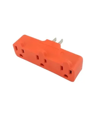 [1501] ADAPTADOR TIPO I 3 CONTACTOS ATERRIZADO BOLSA SANELEC