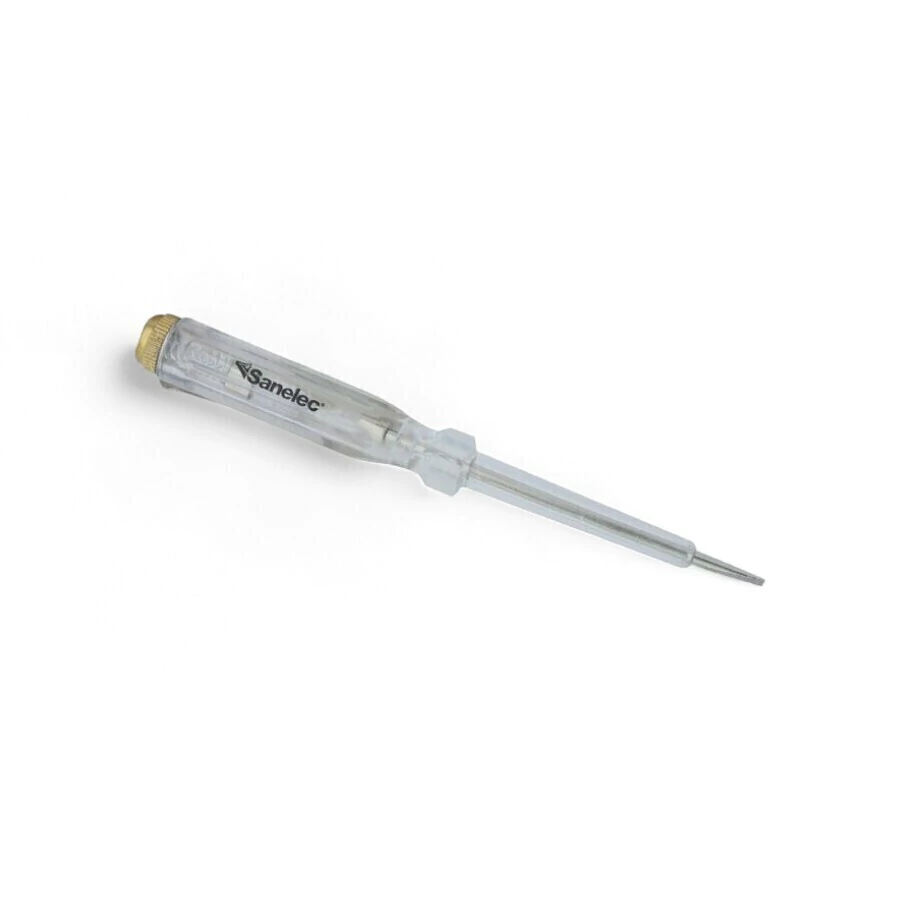 PROBADOR CORRIENTE ALTERNA C/CLIP CABLE 14 CM SANELEC