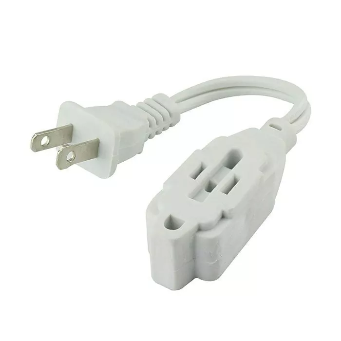[2317] EXTENSION DOMESTICA 10 CM BLAN CA 2X16 SANELEC
