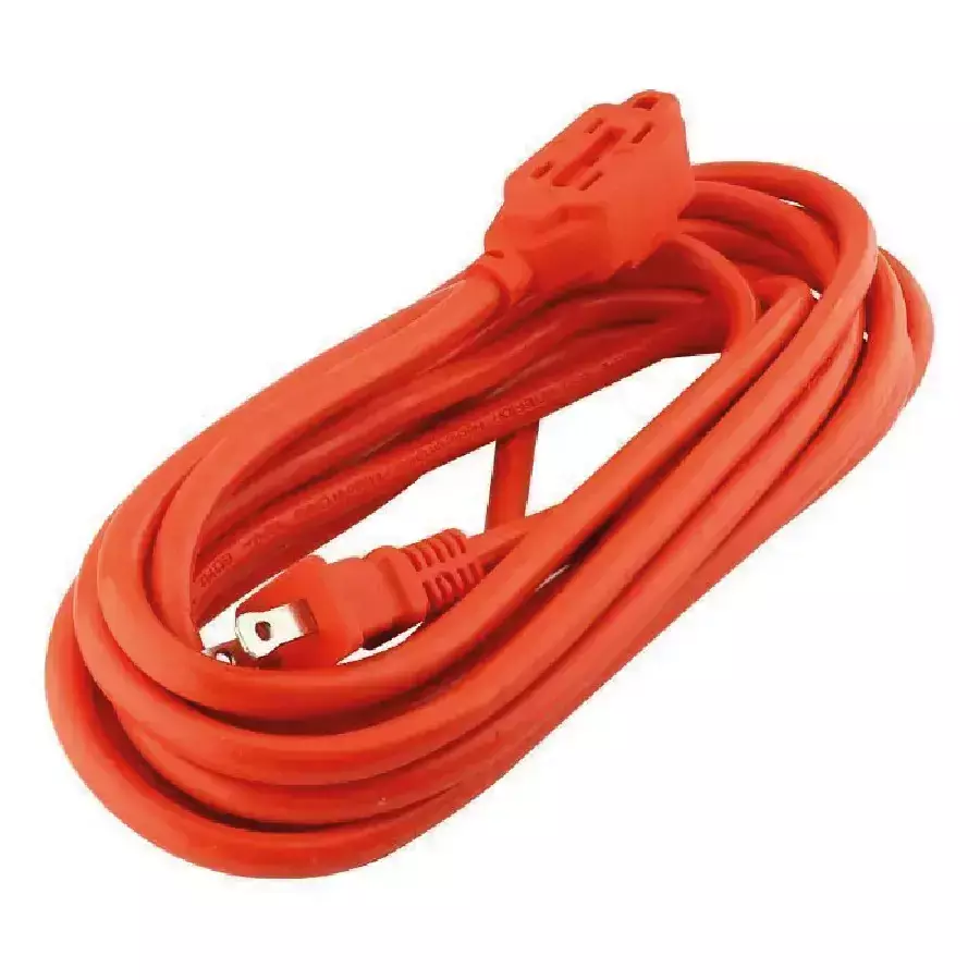 [2409] EXTENSION USO RUDO 8 M NARANJA 2X16 SANELEC