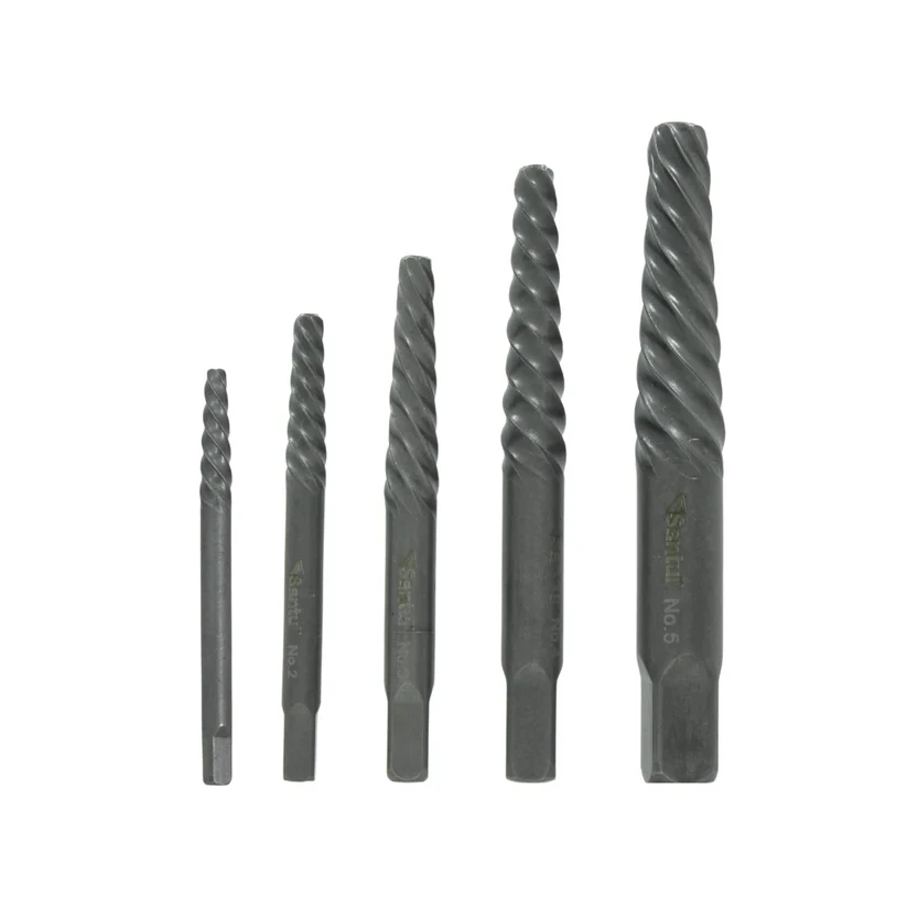 [3195] EXTRACTORES DE TORNILLOS JUEGO CON 5 PIEZAS 3195 SANTUL