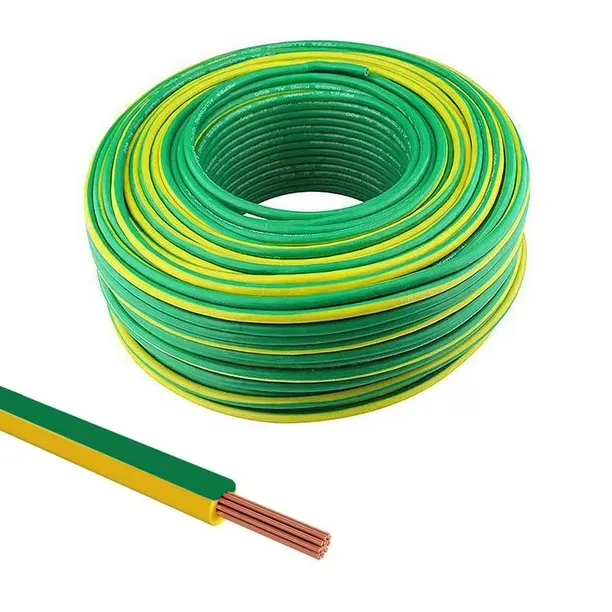 [4087] CABLE THW CAL 14 VERDE 100MTS 4087 KEER