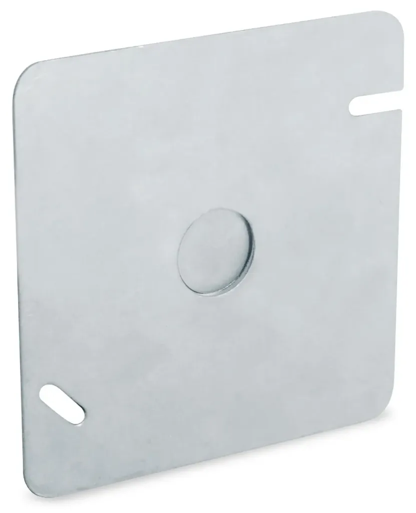TAPA P/CAJA CUADRADA 4 X4 LAMINA SANELEC