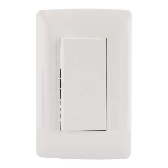 [4456] PLACA TOSCANA APAGADOR SENCILLO SANELEC