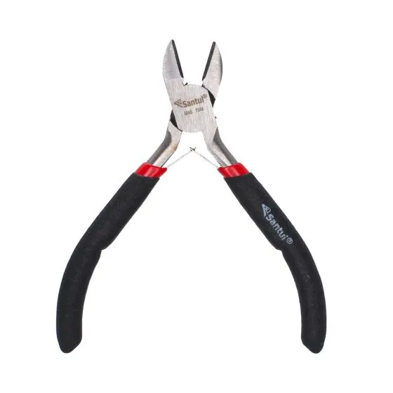 [7161] MINI PINZA DE CORTE DIAGONAL LARGO DE 4 1/4" (108MM) 7161 SANTUL
