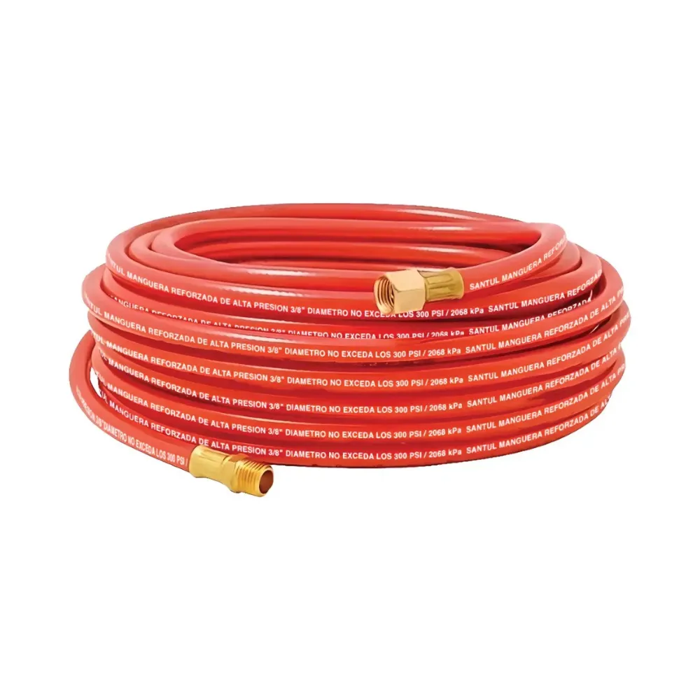 MANGUERA DE HULE PARA COMPRESOR 10 M X 3/8" 7938 SANTUL