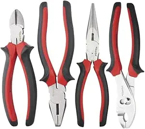 PINZAS PROFESIONALES JUEGO DE 4 PZAS CONFORT 8189