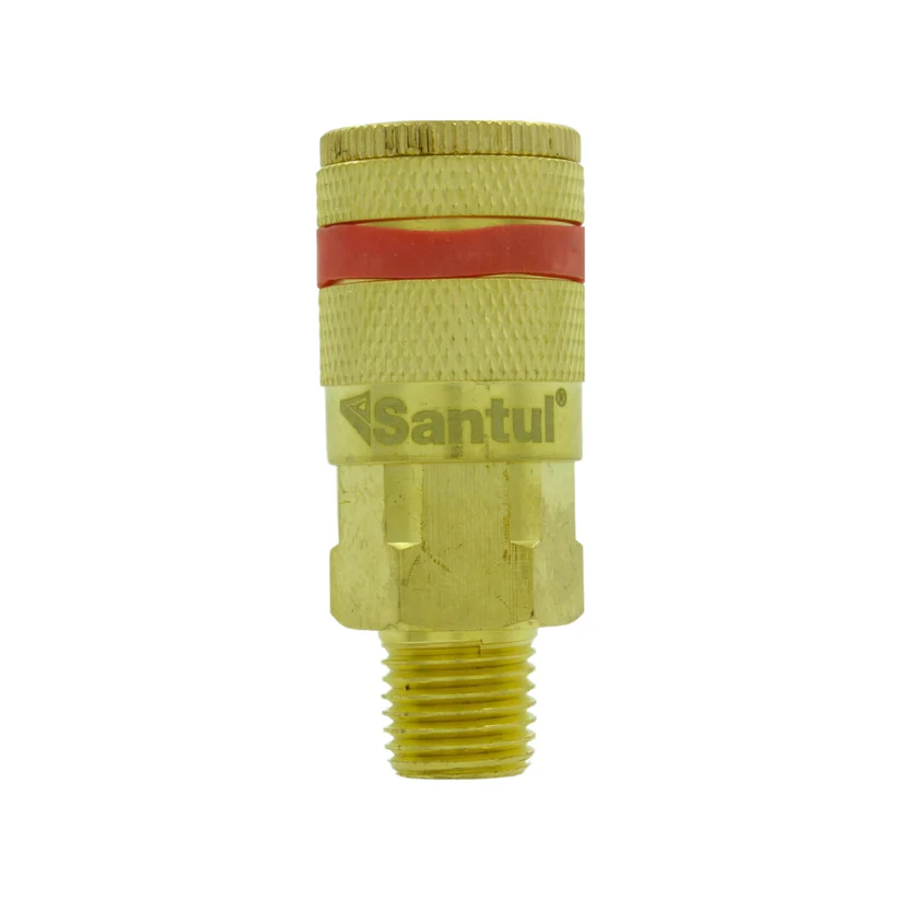 COPLE DE LATON CUERDA 1/4 NPT MACHO 8726 SANTUL