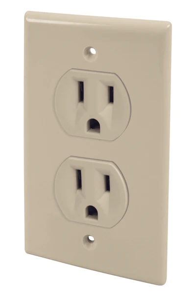 CONTACTO DUPLEX ATERR CON PLACA BAQUELITA AKSI