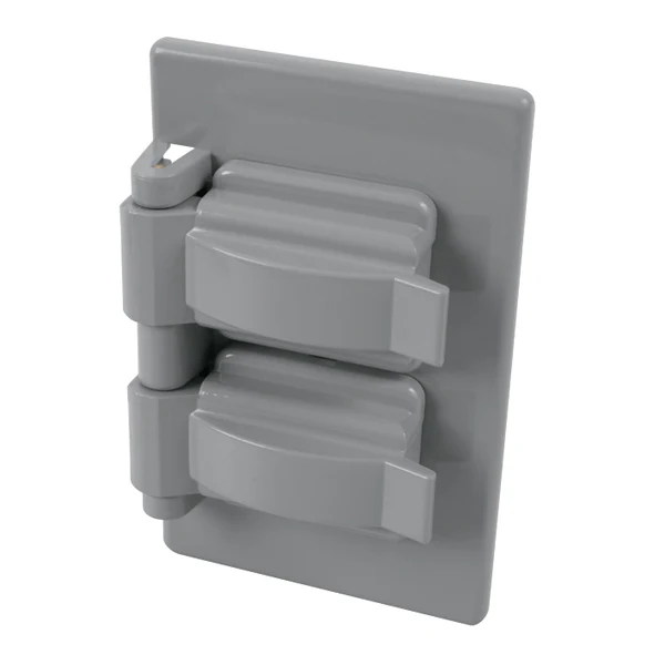 [117272] PLACA INTEMPERIE PLASTICA CONTACTO DUPLEX AKSI