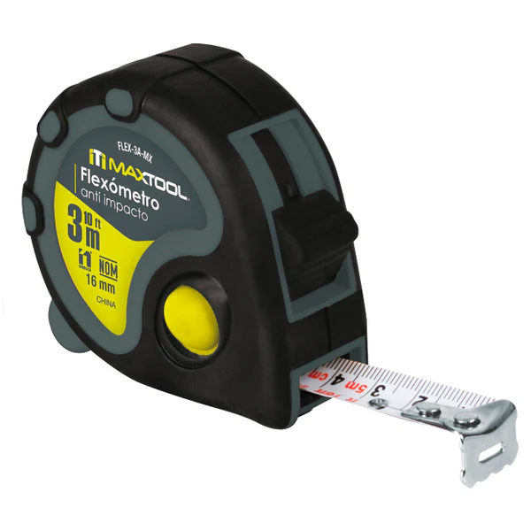 [301631] FLEXOMETRO DE 3 MTS ANTI IMPACTO AKSI
