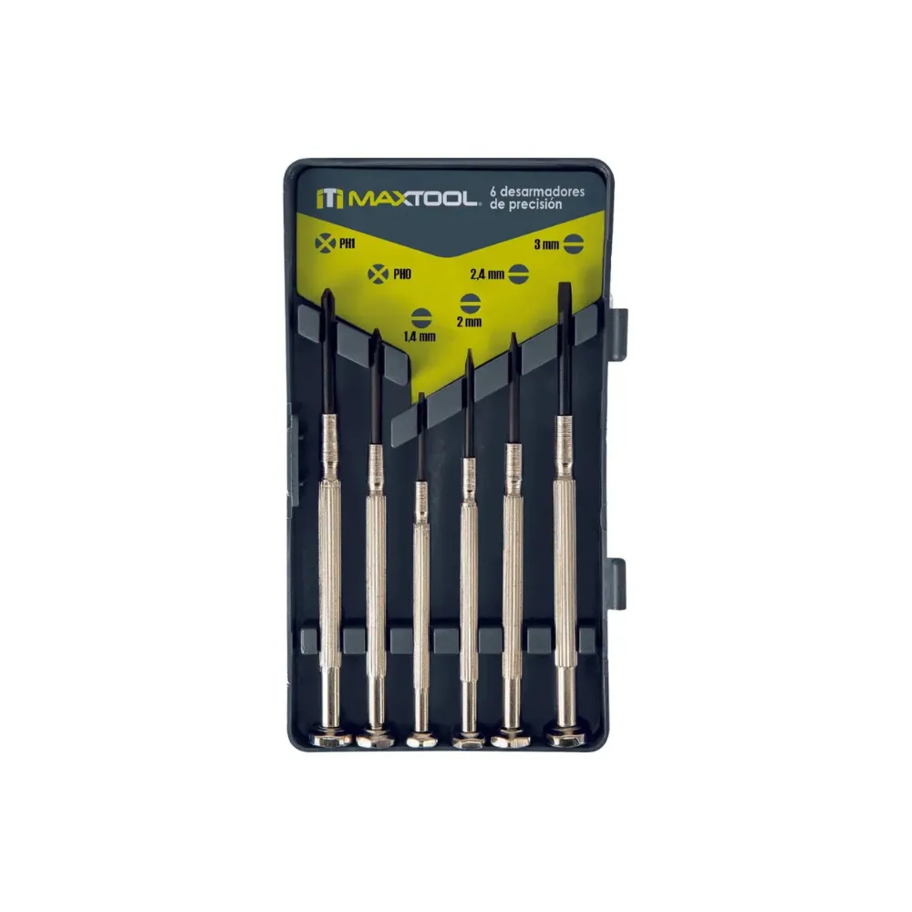 [307502] JUEGO DESARMADORES DE PRECISION 6 PIEZAS ECO 307502 AKSI