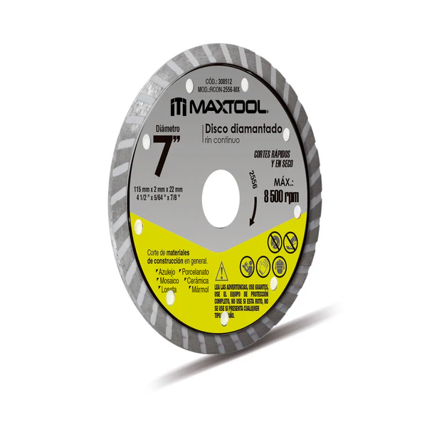 [308502] DISCO DIAMANTADO RIN CONTINUO DE 4 1/2" MAXTOOL