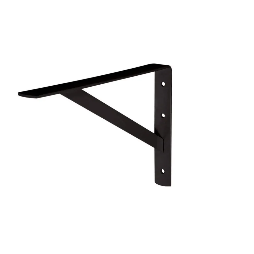 MENSULA REFORZADA COLOR NEGRO 10"X16" AKSI
