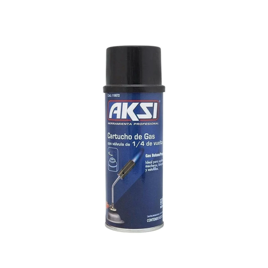[119572] BOTE DE GAS VALVULA DE 1/4 VUELTA 220 GR 119572 AKSI