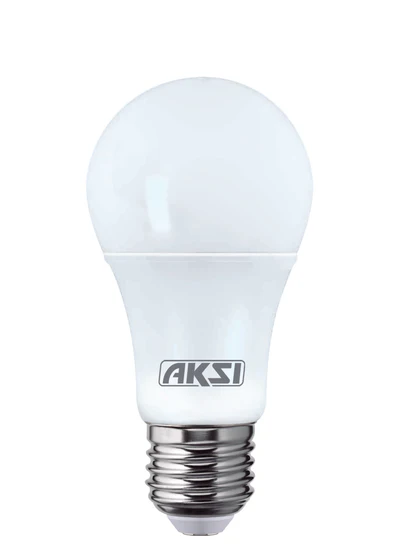 FOCO LED A19 15W LUZ BLANCA CAJA COLOR AKSI