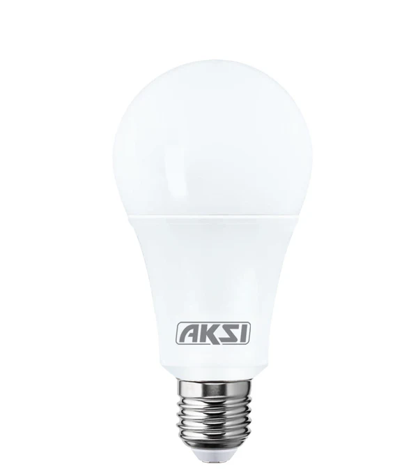 FOCO LED A 20W LUZ BLANCA CAJA COLOR AKSI
