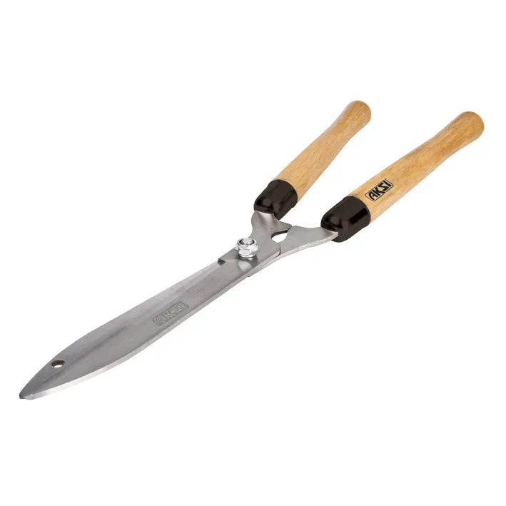 TIJERA DE PODA DOS MANOS DE 12" C/MANGOS DE MADERA AKSI