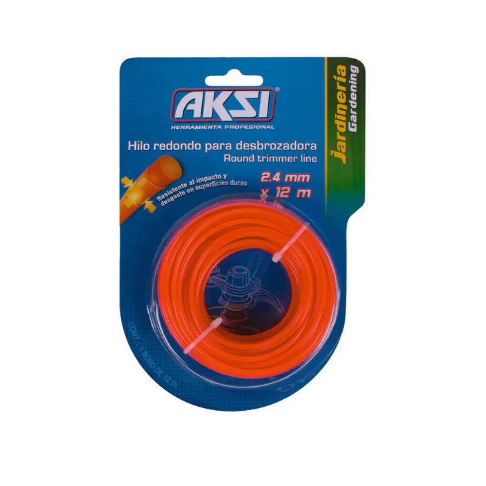 [107303] HILO PARA DESBROZADORA 0.095" - 2.4 MM 107303 AKSI