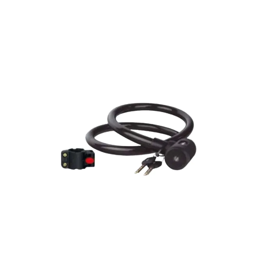 [108392] CANDADO DE CABLE CON LLAVE 12MM X 1 M AKSI