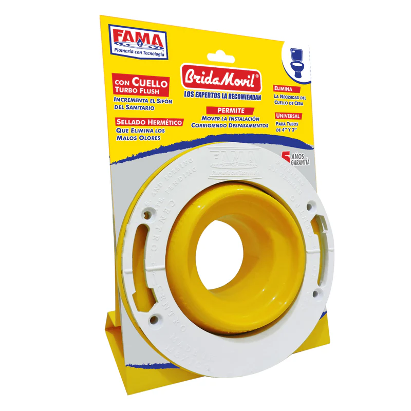 [9591F] BRIDA MOVIL P/SANITARIO CUELLO TURBO FLUSH 9591F FAMA