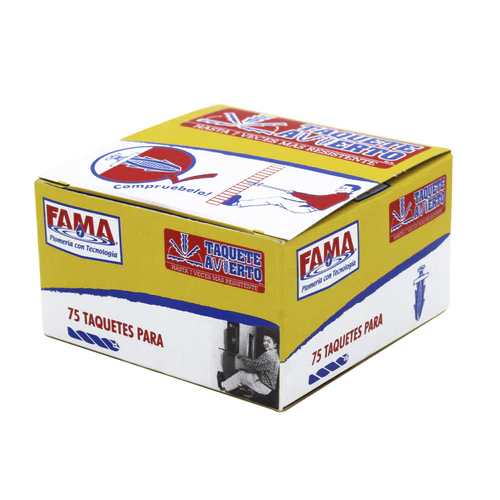 [9491F] CAJITA CON 100 TAQUETES AVIERTO 1/4" 9491F FAMA