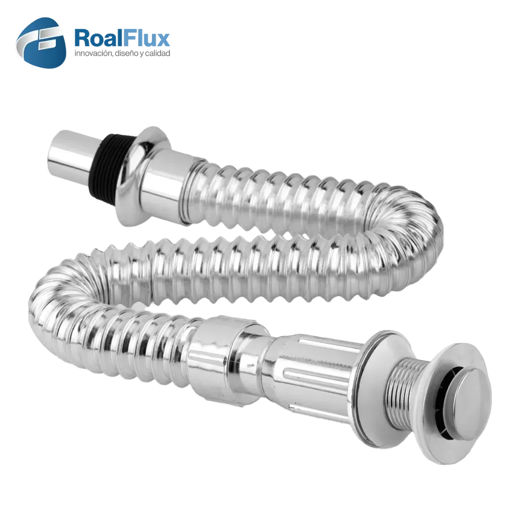 [36524] CESPOL FLEX C/CONTRACANASTA P/LAVABO PUSH ROALFLUX