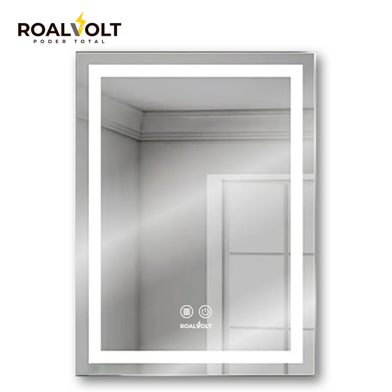 [71059] ESPEJO LED RECTANGULAR 50CM X 70CM 71059 ROAL FLUX