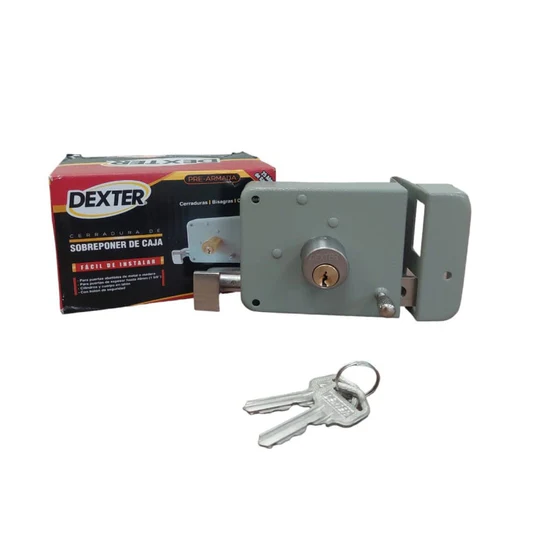 [6760D] CERR.S DEXTER DE SOBREPONER PRE-ARMADA DER GRIS 6760D