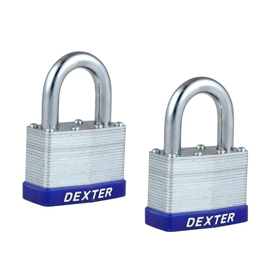[6933D] CANDADO DEXTER LAMINADO 40 MM GC (COMBO 2) BL 6933D