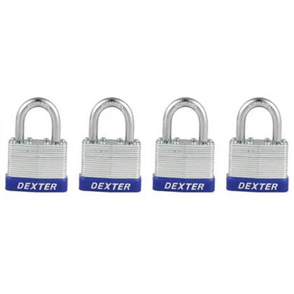 [6934D] CANDADO LAMINADO 40 MM GC (COMBO 4) BL DEX