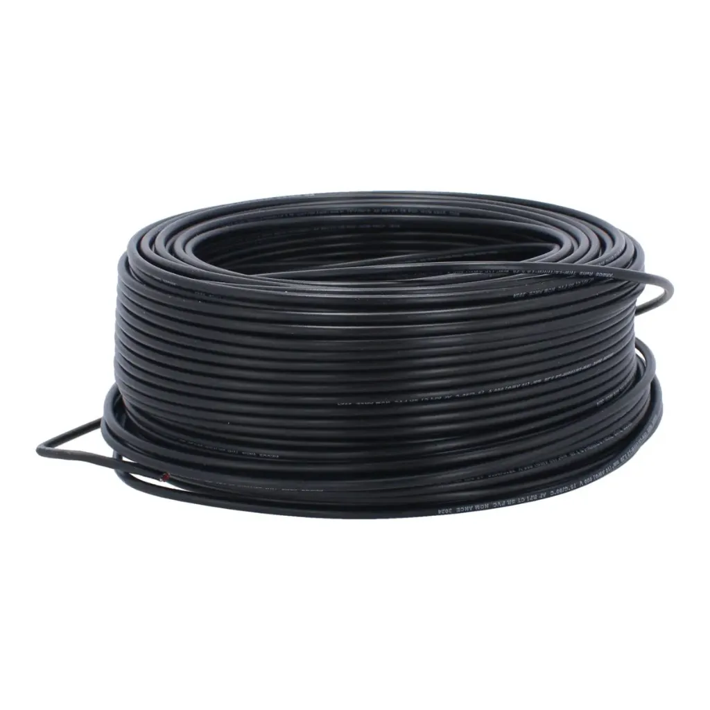 [5714M] CABLE DE COBRE #10 NEGRO 100MTS CORSA 5714M