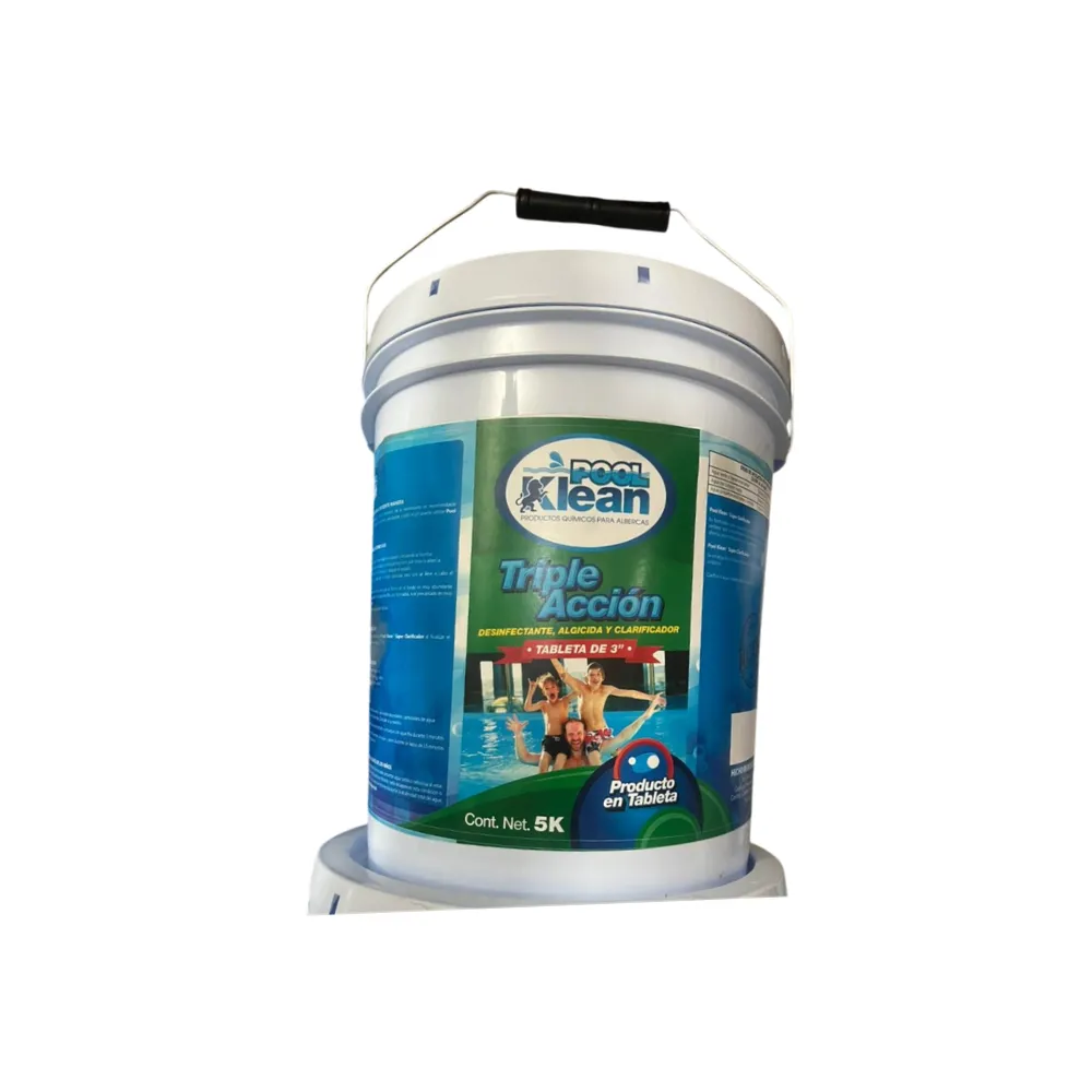 [A-0020] TRICLORO TABLETA 3" CUB 5KG TRIPLE ACCION POOLKLEAN