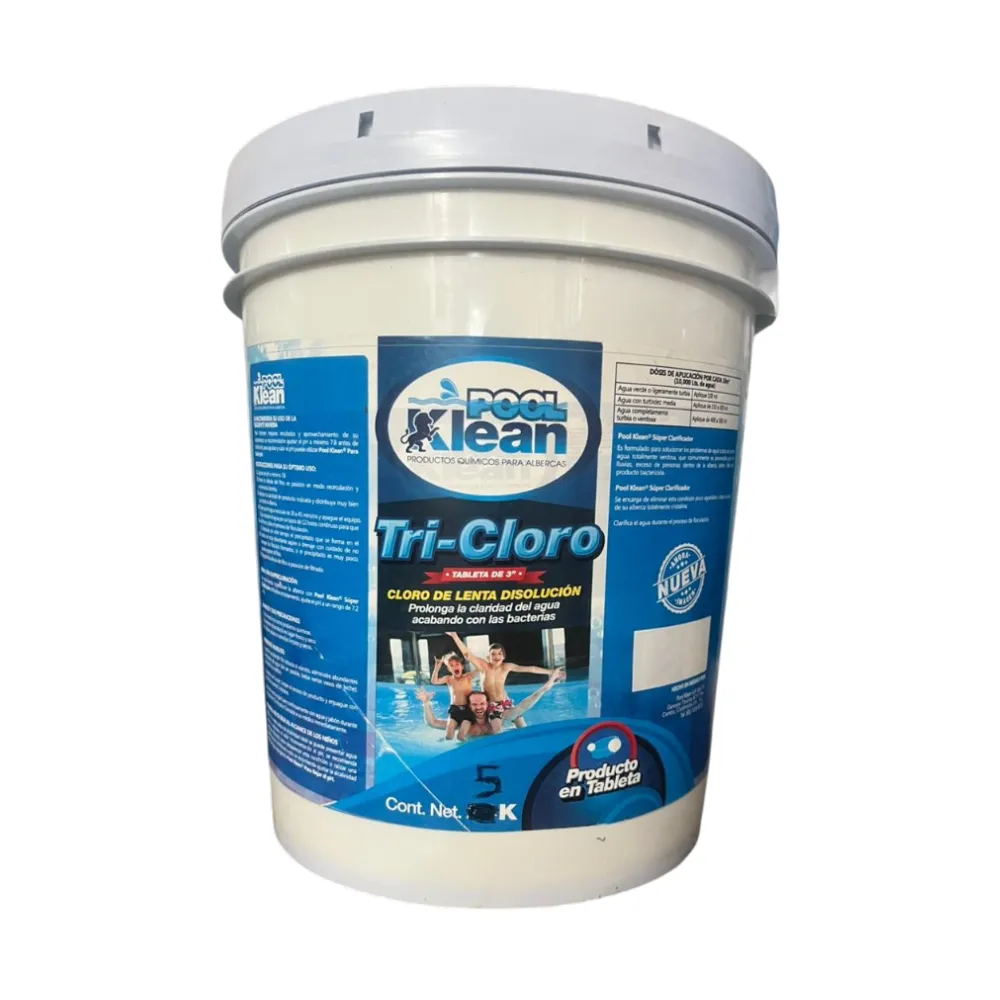 [A-0023] TRICLORO TABLETA 3" CUB 5KG POOLKLEAN