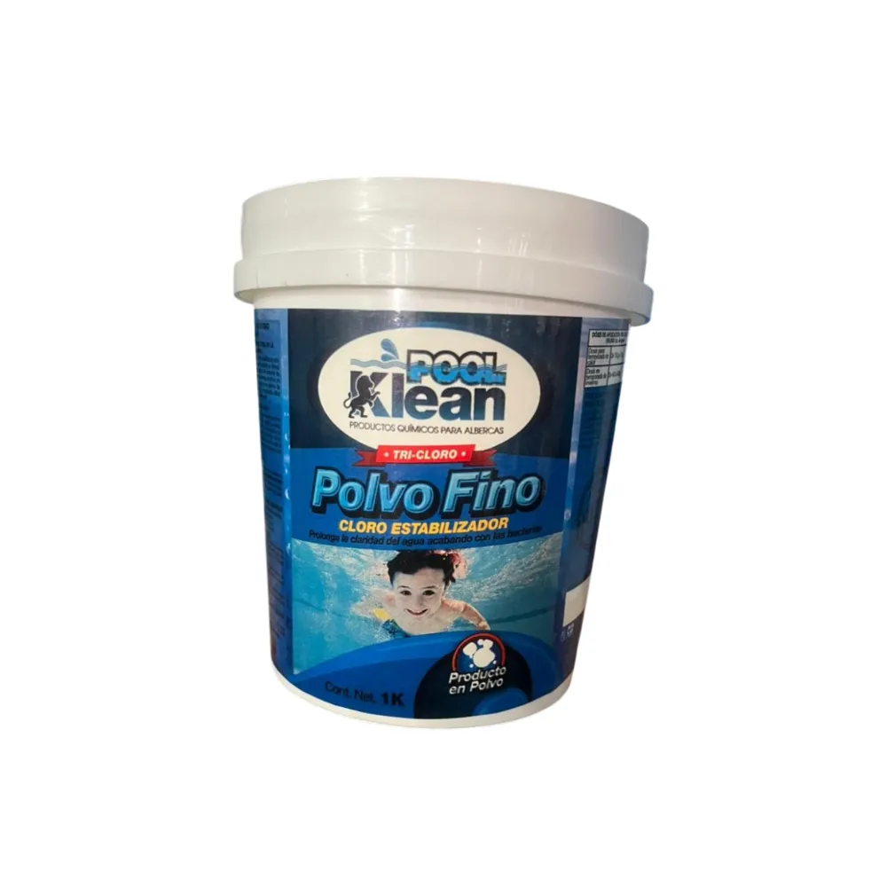 [A-0028] TRICLORO POLVO FINO BOTE 1KG POOLKLEAN