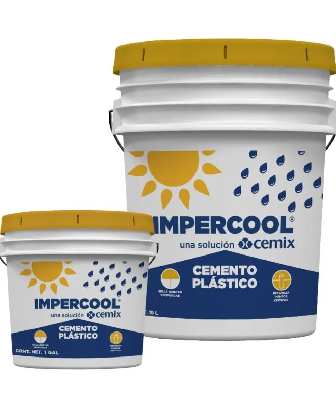 [A-0059] IMPERCOOL CEMENTO PLASTICO GALON 4LTS CEMIX A-0059