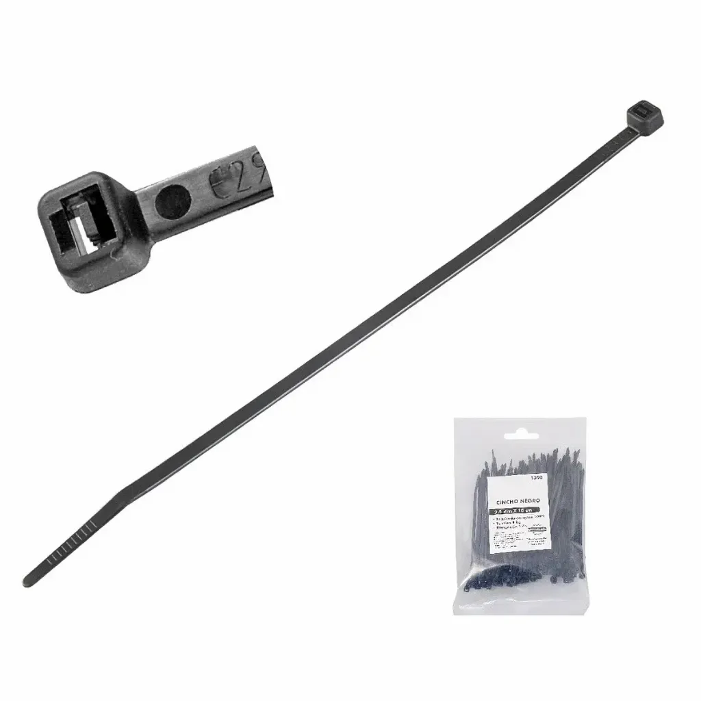 [1391L] CINCHOS NEGROS LION TOOLS 15CM 100PZ 1391L LION TOOLS