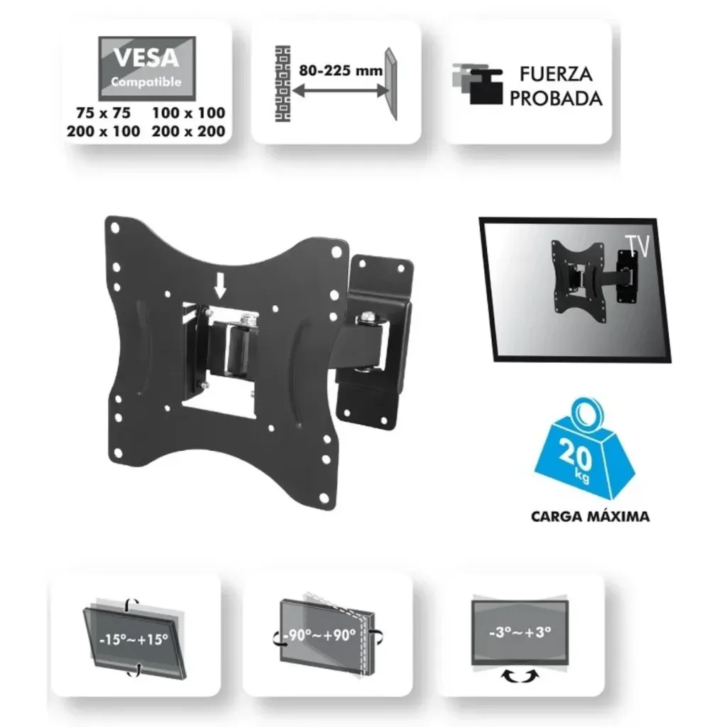 [6833L] SOPORTE PANTALLA MOVIMIENTO 13 A 42" LION TOOLS 6833L