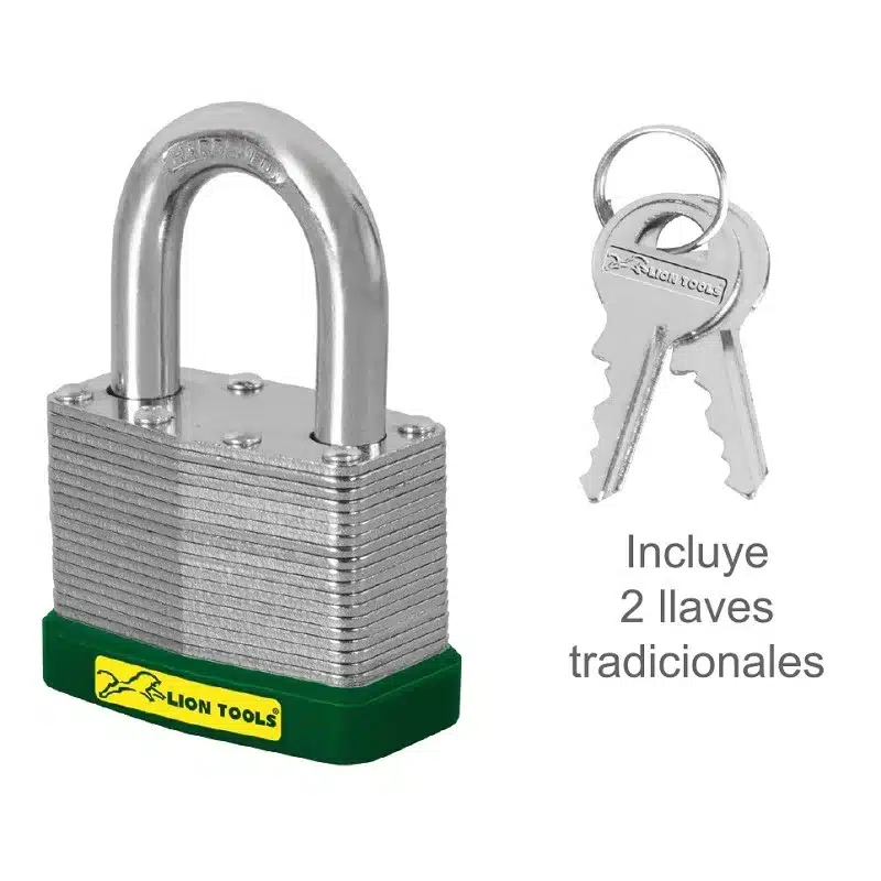 [2013L] CANDADO LAMINADO LION TOOLS 50MM 2013L