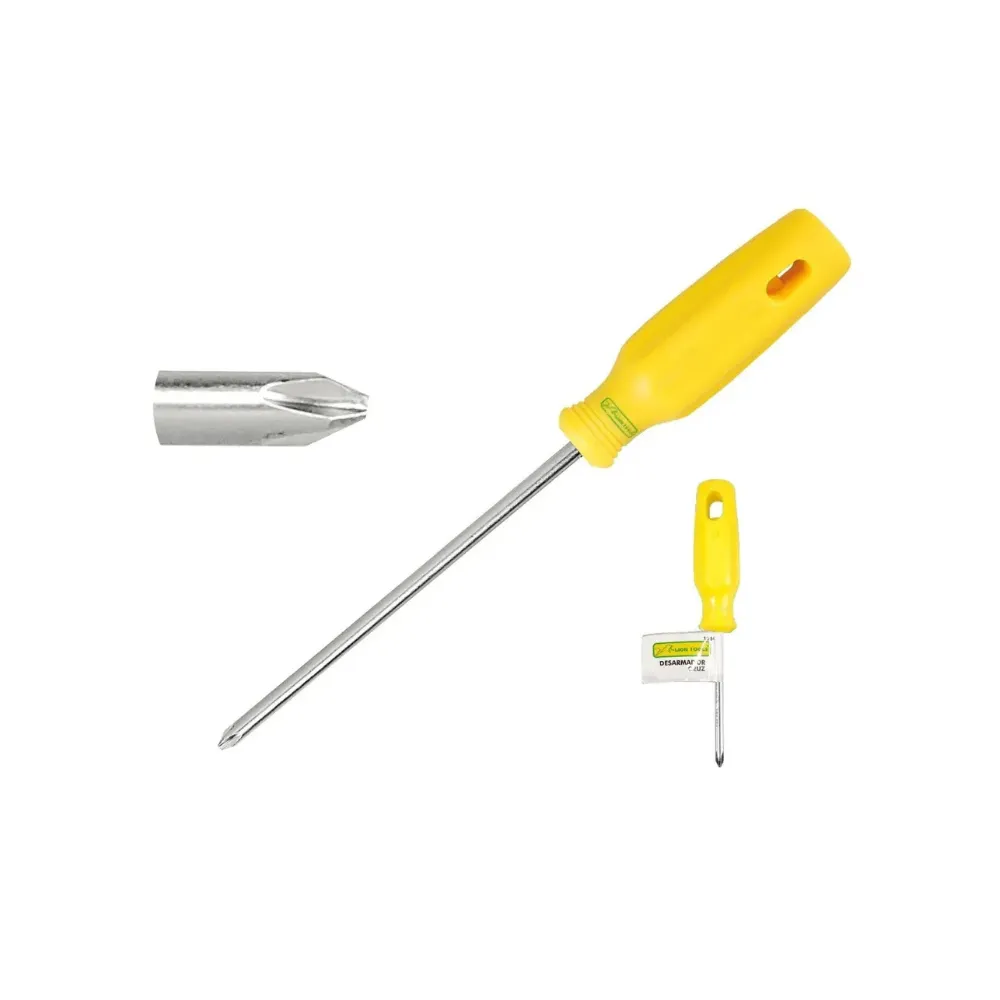 [1067L] DESARMADOR PLASTICO CRUZ 1/4X4" 1067L LION