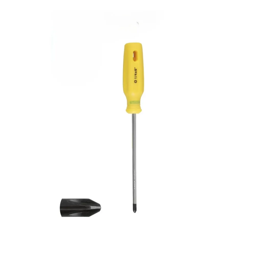 [1069L] DESARMADOR PLASTICO CRUZ 1/4X8" 1069L LION
