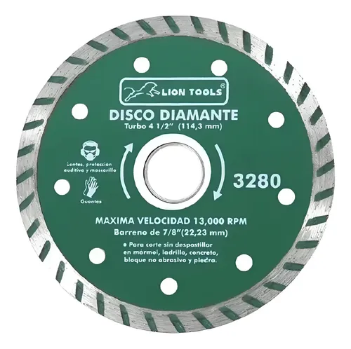 DISCO DIAMANTE TURBO LION TOOLS 3280L