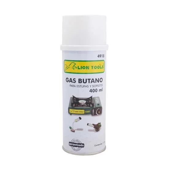 [4918L] GAS BUTANO ESTUFA LION TOOLS 1/4 VUELTA