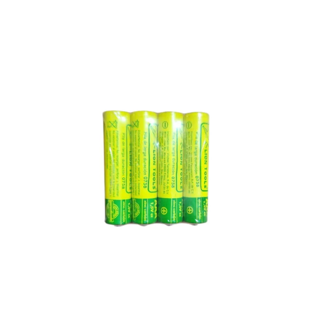 [0758L] PILAS ZINC CARBON AAA LION TOOLS