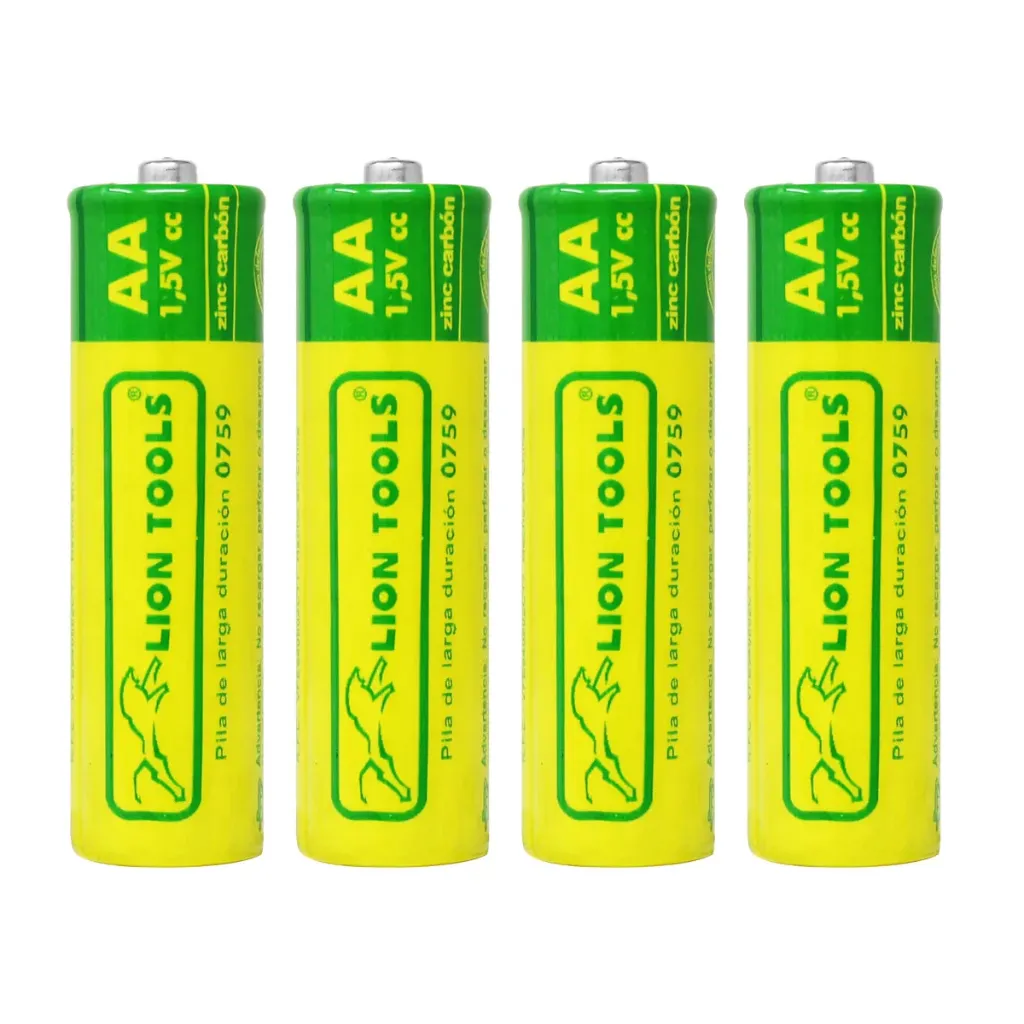 PILAS ZINC CARBON AA LION TOOLS