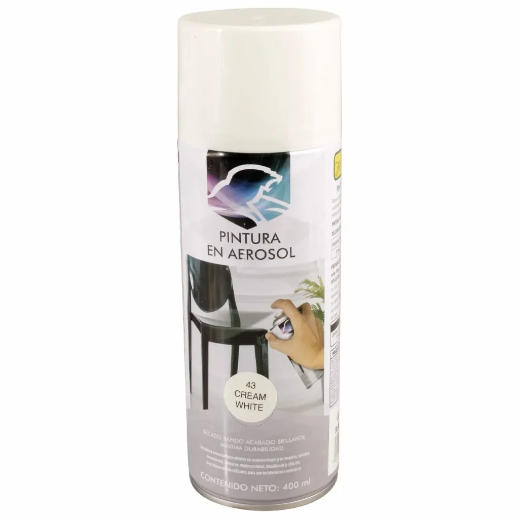 [7254L] PINT. AEROSOL BLANCO MATE 400ML LION T.