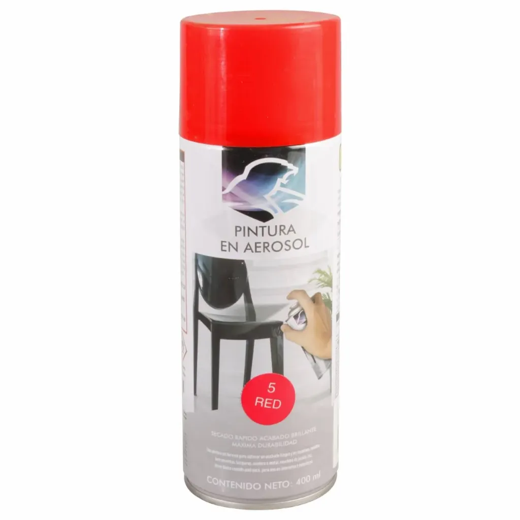 [7260L] PINT. AEROSOL ROJO CLARO 400ML LION T.