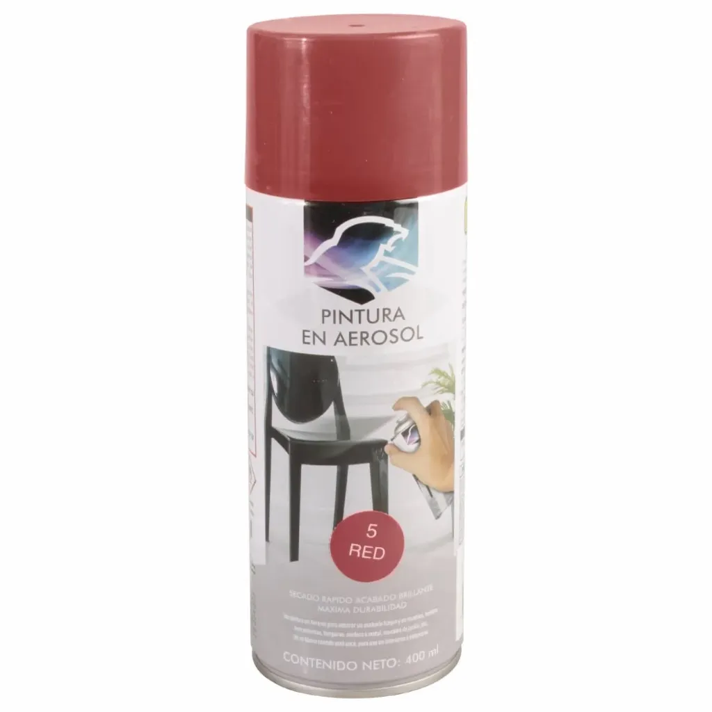 [7261L] PINT. AEROSOL ROJO OBSCURO 400ML LION T.