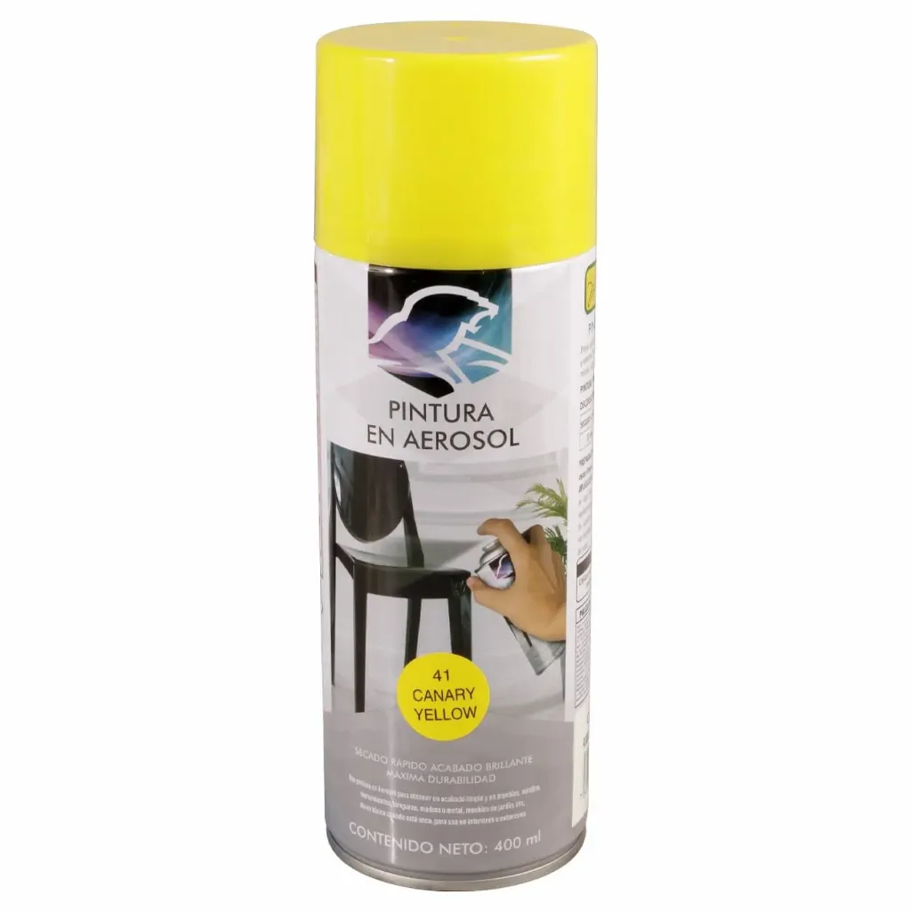 PINT. AEROSOL AMARILLO CANARIO 400ML LION T. 7271L