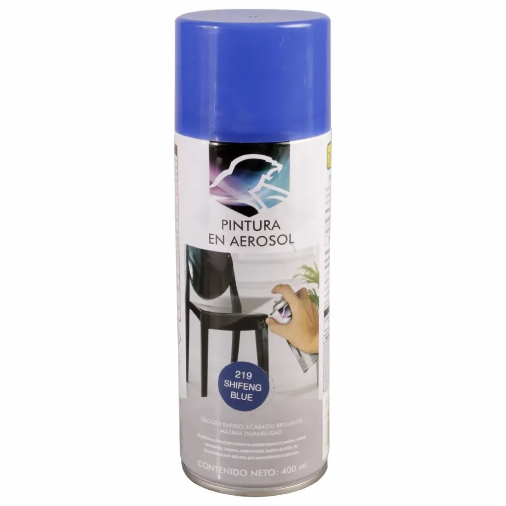 [7269L] PINT. AEROSOL AZUL MEDIO 400ML LION T.